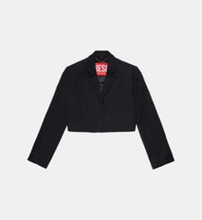 Veste blazer courte en laine froide Diesel Kids