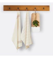 Lot de 2 torchons en coton La Redoute Interieurs