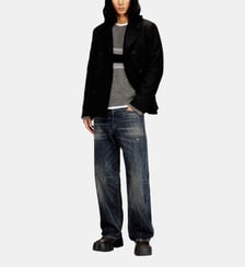 Caban en mélange de laine feutrée Diesel