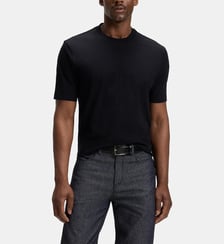 T-shirt droit en jersey de coton BOSS
