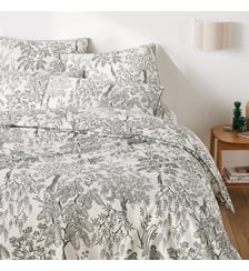 Housse de couette en percale de coton lavé La Redoute Interieurs