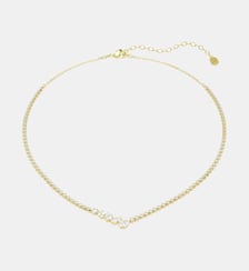 Collier Mesmera, Doré à l’or 18 carats (750/1000) Swarovski