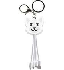 Câble trio USB vers USB-C/Micro/Ligthning Chien Yello Koko