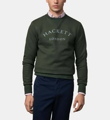 Sweat À Col Rond Avec Logo Hackett London