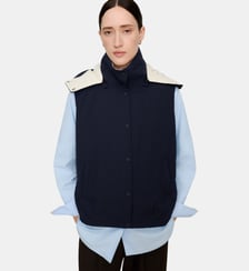 Veste-gilet matelassée réversible à capuche Adolfo Dominguez