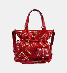 Sac seau Premier Flirt Studs Capsule 150 ans en cuir M Lancel