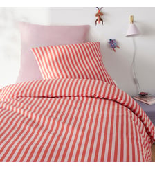 Parure de lit enfant, en 50% coton recyclé, taie carrée La Redoute Interieurs
