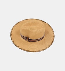 Chapeau de paille à galon amovible La Fée Maraboutée