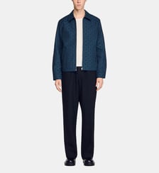 Blouson en denim Square Cross Sandro