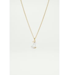 Collier pendentif lapin et perle Les Néréides