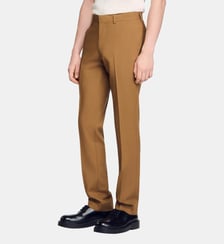 Pantalon de costume en laine Sandro