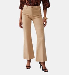 Pantalon évasé avec boutons logotés Liu Jo