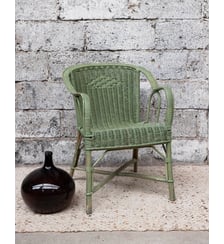 Fauteuil vert Ernest N°1504- Produit chiné Debongout