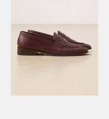 Mocassins en cuir façon vintage Numéro 158 Rivecour