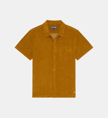 Chemise bowling en éponge uni Vilebrequin