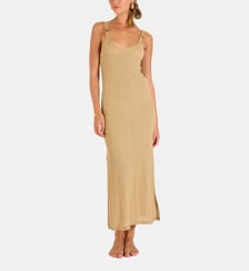 Robe longue fendue Amiva Banana Moon