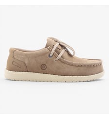 Chaussures bateau Saint Jean en suède Serge Blanco