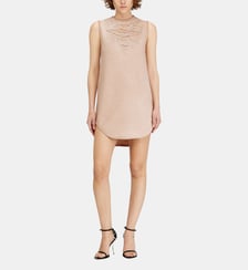 Robe courte en tissu molletonné dévoré Diesel