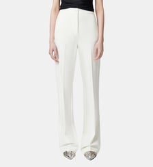 Pantalon de costume évasé taille haute Pinko