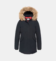 Parka à capuche bordée de fausse fourrure Schott