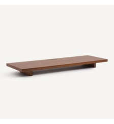 Plateau de bureau en plaqué noyer, largeur 200 cm AM.PM