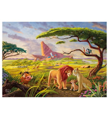 Poster Disney x Thomas Kinkade - Disney - The Lion King - Remember Who You Are Poster & Frame