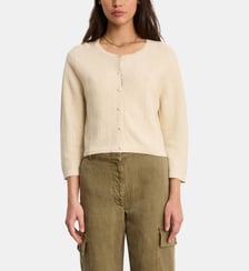 Gilet en coton et soie à lurex - LOANE Pablo