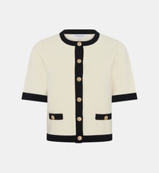 Gilet bicolore en maille - LAILA Gerard Darel