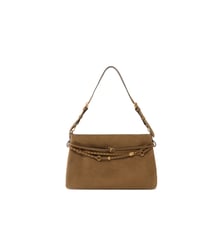 Grand sac porté épaule belt bag big en daim Pinko