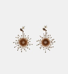 Boucles d'oreilles pampille soleil La Fée Maraboutée