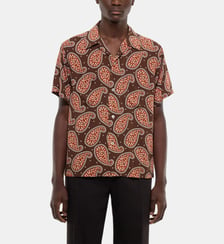 Chemisette à motif paisley en viscose Fursac