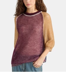T-Shirt maria en color block vanisé Momonì