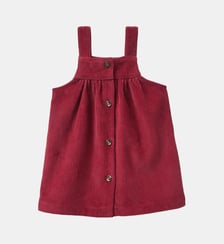 Robe tablier en velours Cyrillus
