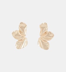 Boucles d'oreilles clips - demi fleurs dorées Balaboosté