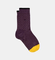 Chaussettes en coton peigné à pois Billybelt