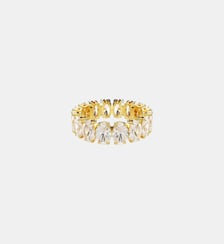 Bague Matrix, Taille ovale, Doré à l’or 18 carats (750/1000) Swarovski