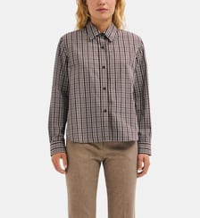 Chemise en popeline à carreaux - LINDY Pablo