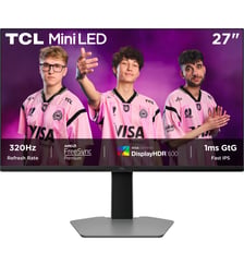 Ecran PC Gamer Mini LED 27P2A PRO-A 27" Gentle Mates QHD 320 Hz HFS HDR600 Freesync Premium & G-Sync TCL