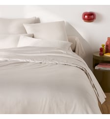 Housse de couette en satin de coton, 153 fils La Redoute Interieurs