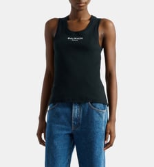Débardeur brodé Balmain Paris Balmain