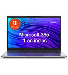 Ordinateur portable E15223 MD600044 14" Intel Celeron N4500 8 Go RAM DDR4 SSD 128 Go Medion