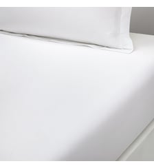 Drap housse en percale de coton Yves Delorme