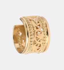 Bague d'oreille ear cuff large   doré à l'or fin - Noor Satellite