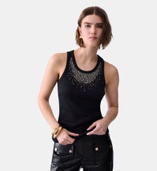 T-shirt avec décoration bijou Liu Jo
