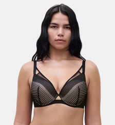 Soutien-gorge coques plongeant en dentelle Chantelle Pulp