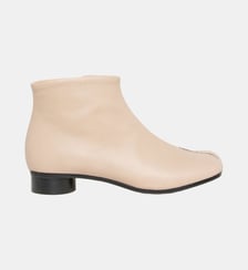 Bottes basses en cuir à talons MM6 Maison Margiela