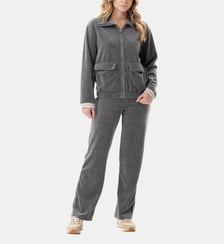 Ensemble homewear zippé en velours COUNTRY 126 Lingerie Le Chat