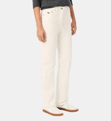 Jean denim taille haute straight fit Lacoste