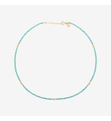 Collier doré amazonite - jeri Caroline Najman