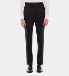 Pantalon de costume ajusté en laine Fursac